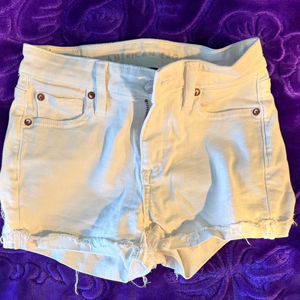 American Eagle Outfitters white Jean Shorts